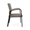 Lesro Newport Wide Guest Chair Metal Frame, Black, MD Farro Upholstery NP1201 - alternate 2